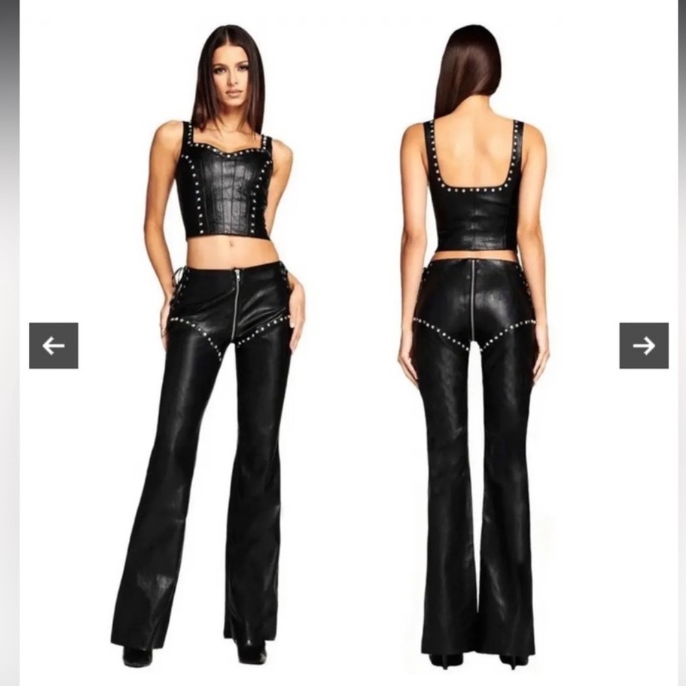 IAMGIA Luther Chap Pants size medium faux leather